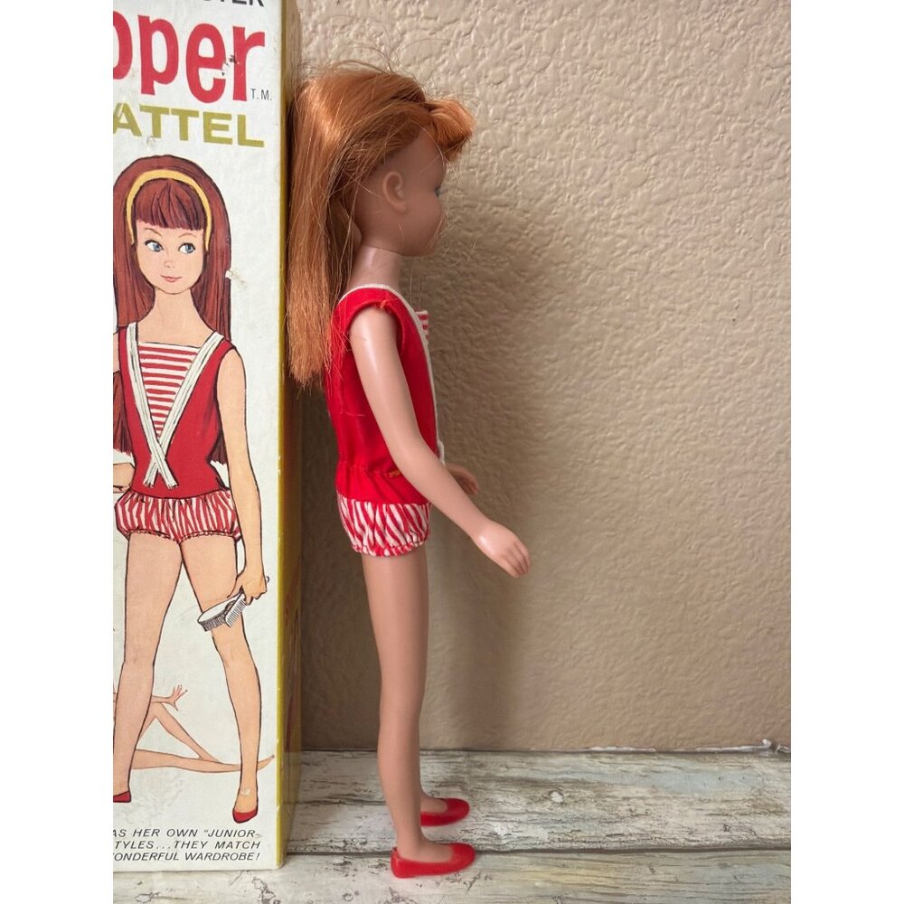 Vintage 1963 Skipper Doll #0860 Redhead Straight Leg Original Fit/Shoes in Box - Picture 7 of 16